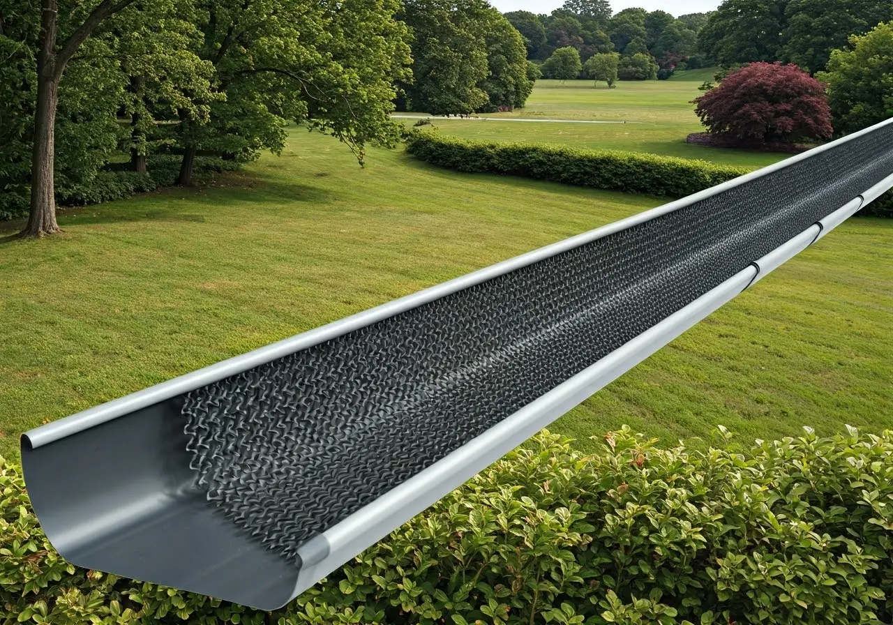 gutter with gutter guard